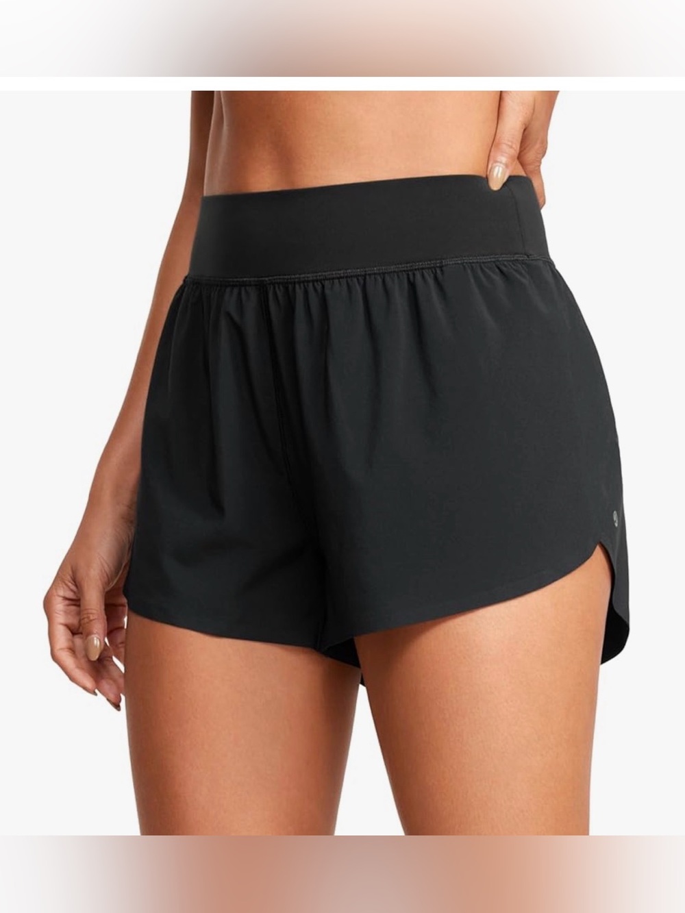 NWT Crz Yoga Running High Rise 3” , size Large